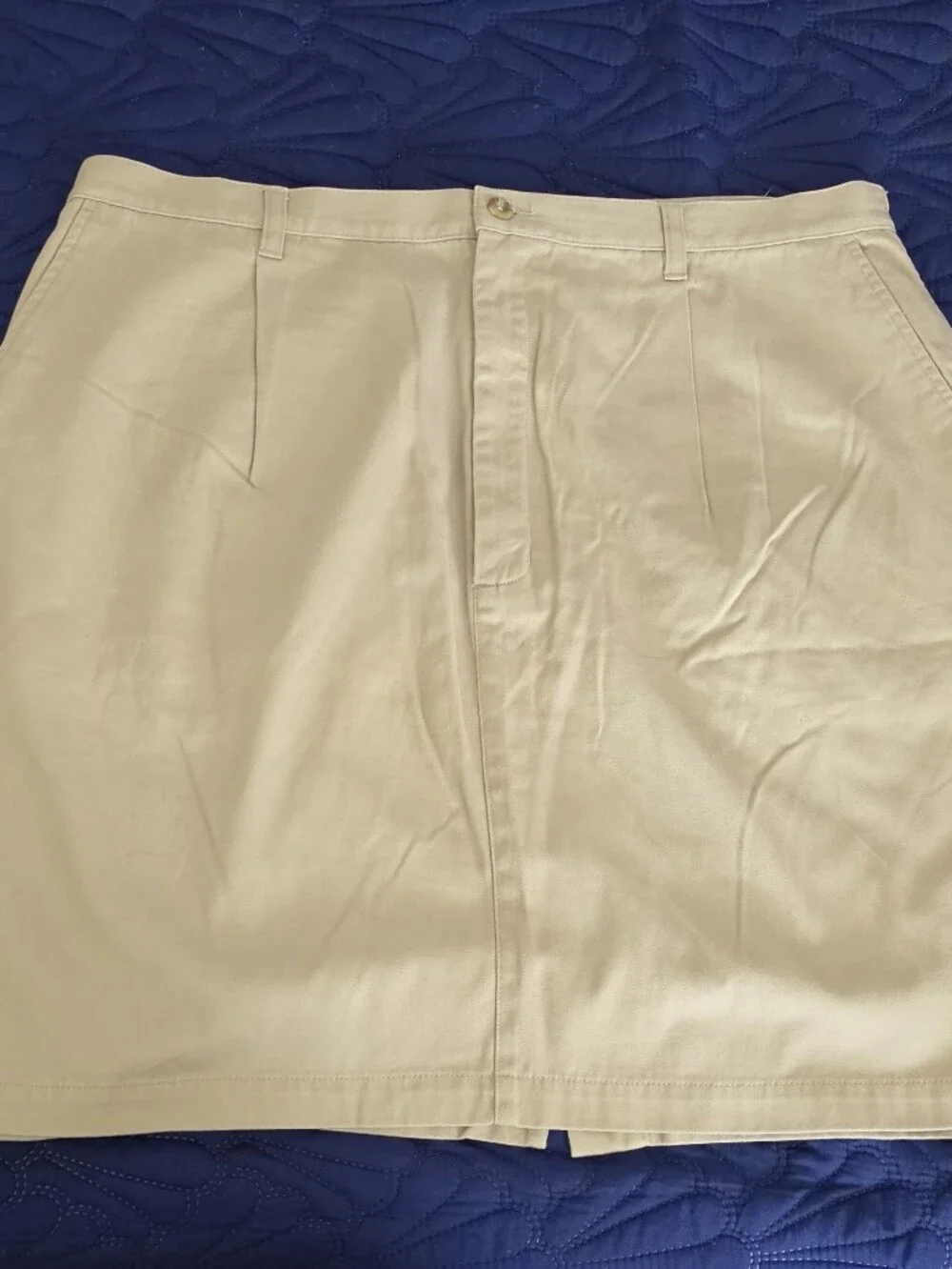Eddie Bauer Cream Mini Skirt Size 20 Tall